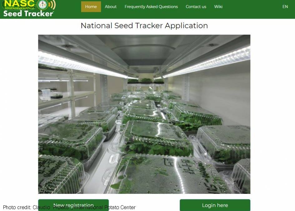Seed Tracker a web-app that registers certified seed producers, allows ...