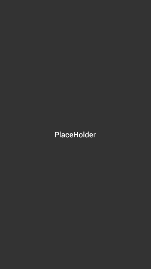 App Screen PlaceHolder